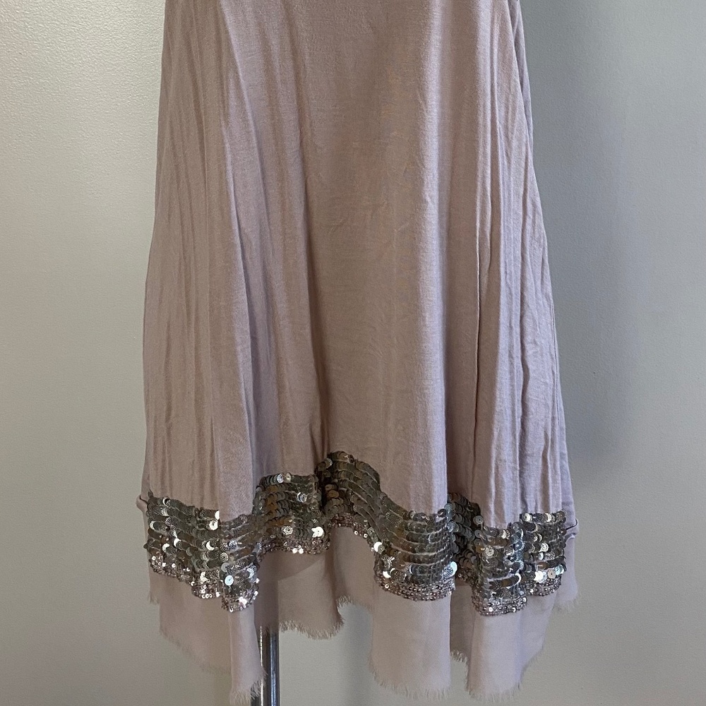 Racerback Tank w/Sequin Trim
